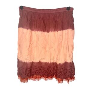 Elegant Two-Tone Women's Skirt